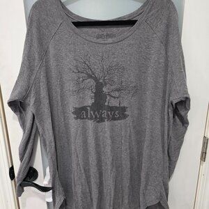 Harry Potter “Always” Long Sleeve T-Shirt – 3X Plus Size – Wizarding World
